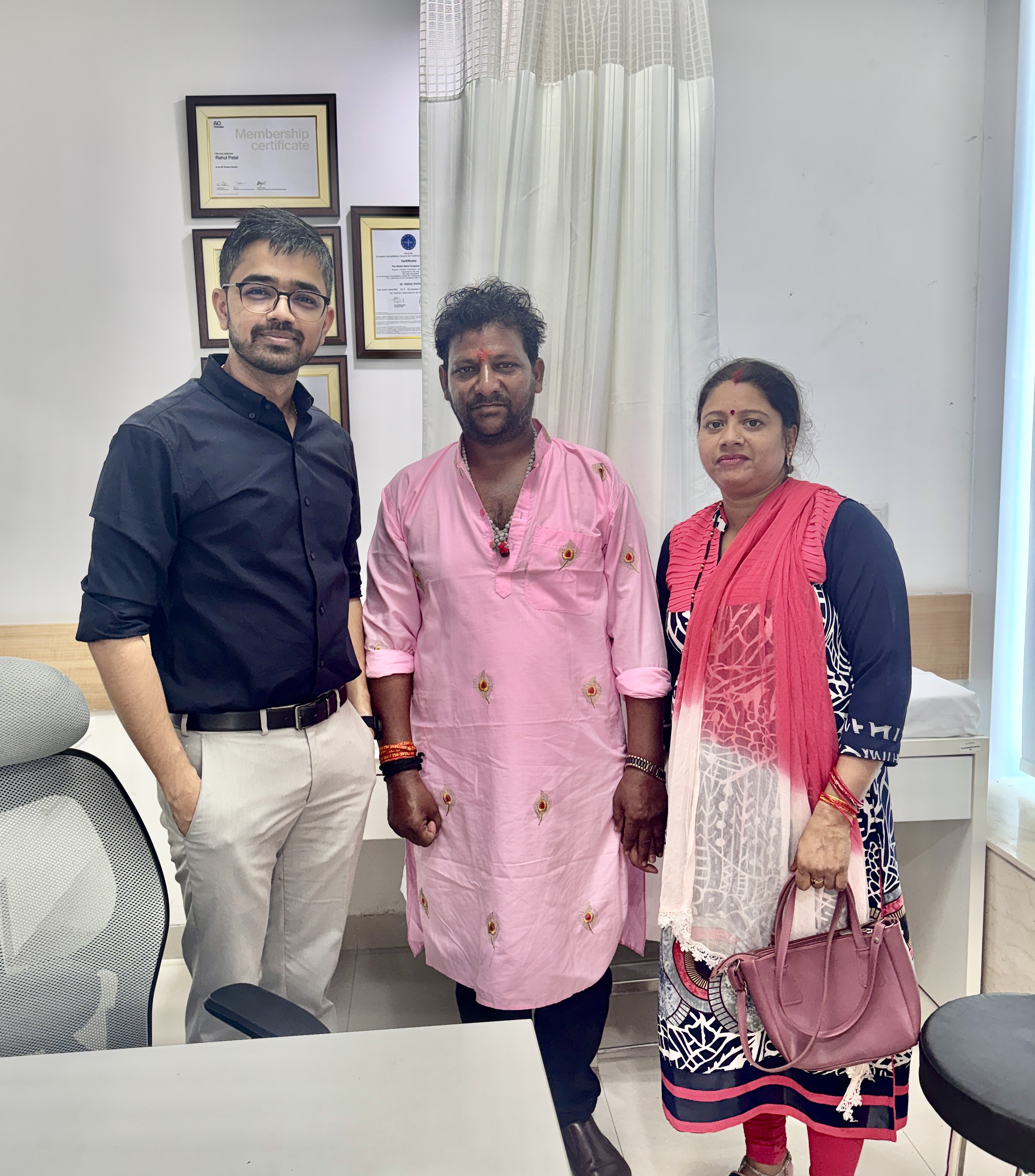 Happy patient
